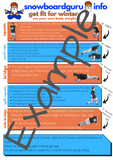 Snowboard Guru Home Workout Laminated Poster