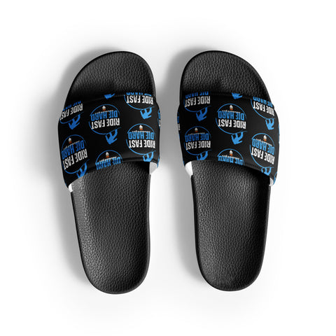 Snowboard Guru "Ride Fast Die Hard" House Shoes Sliders