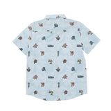 Salty Crew BONZARELLY BLUE S/S WOVEN SHIRT