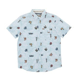 Salty Crew BONZARELLY BLUE S/S WOVEN SHIRT