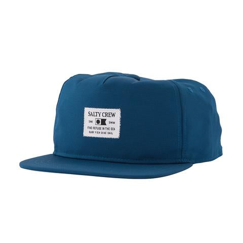 Salty Crew ESSENTIALS CUSTOM TECH NAVY 5 PANEL Cap