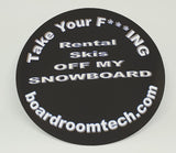Boardroom Tech F***ING SKIER STICKER & THIRST AIDER BOTTLE OPENER
