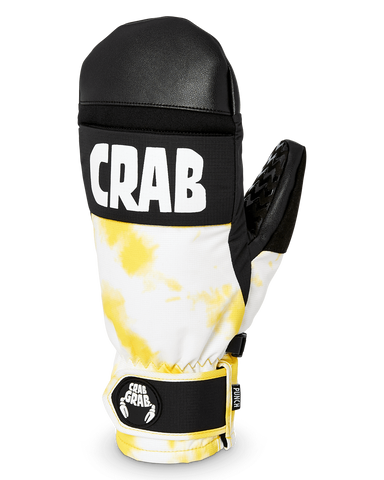 Crab Grab PUNCH SNOWBOARD MITT  + Free Sticker (yellow snow )