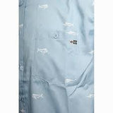 Salty Crew MARKETS DUSTY BLUE L/S TECH WOVEN Shirt