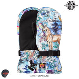 POW Women FALON Snowboard MITT - MAGIC FOREST