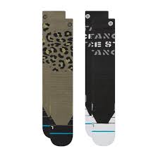 STANCE BARRACKS SNOW SOCKS 2 PACK BLACK