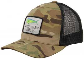 Salty Crew MAHI MOUNT MULTICAM CAMO RETRO TRUCKER Cap