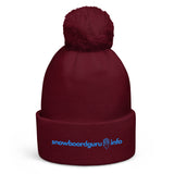 Snowboard Guru Pom Pom beanie