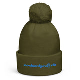 Snowboard Guru Pom Pom beanie