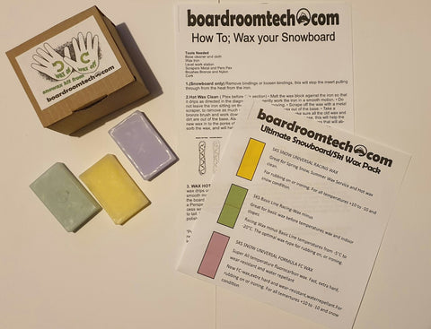 Boardroom Tech Ultimate Snowboard/Ski Wax Pack
