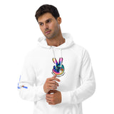 Snowboard Guru "Peace Tie Dye" Eco Hoodie ( 2 colour ways )
