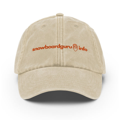 Snowboard Guru Dad Vintage Cap (2 colour ways)