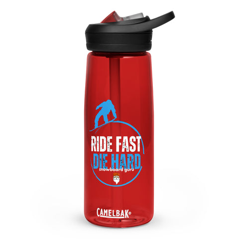 Snowboard Guru "Ride Fast Die Hard" Camelbak Sports water bottle