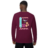 Snowboard Guru "Never Hold Back" Organic Sweatshirt