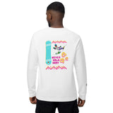 Snowboard Guru "Never Hold Back" Organic Sweatshirt