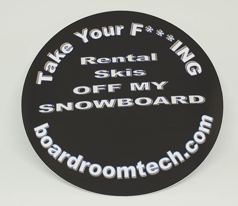 Boardroom Tech F***ing Skier Sticker