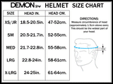 Demon Phantom Helmet with Audio with FREE Helmet Bag ( 5 colour ways )