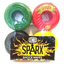 RICTA Sparx Shockwaves Mix up 53mm Skateboard Wheels Set