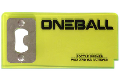 Oneball BOTTLE OPENER Snowboard Wax SCRAPER