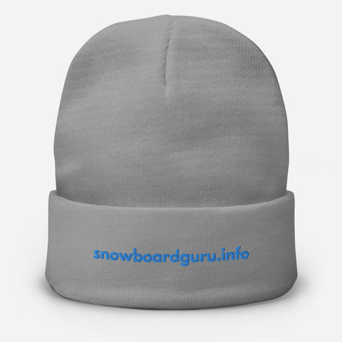 Snowboard Guru Embroidered Beanie (2 colour ways)