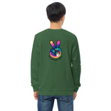Snowboard Guru "PEACE TIE DYE" Organic Sweatshirt ( 3 colour ways)