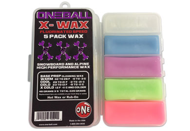 Oneball Snowboard X-Wax Variety 5 Pack