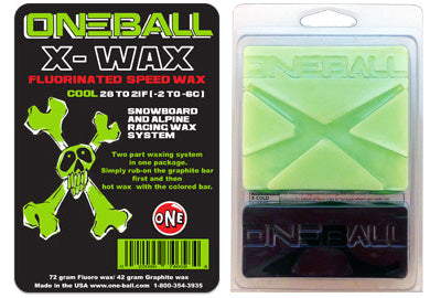 Oneball Snowboard X-WAX COOL 110g